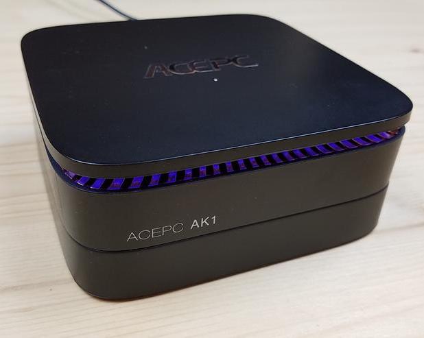 ACEPC AK1 — обзор отличного Мини ПК на Intel Celeron J3455 с активным охлаждением и съемным блоком для 2.5