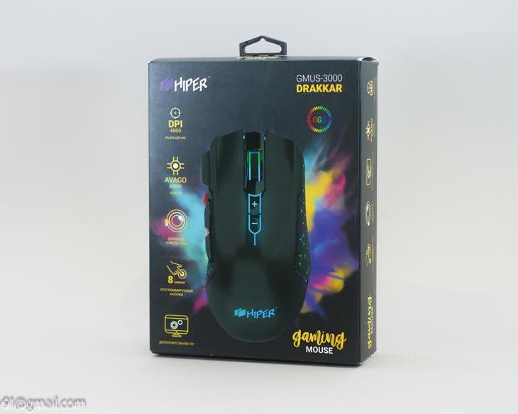 Обзор игровой мыши Hiper Drakkar GMUS