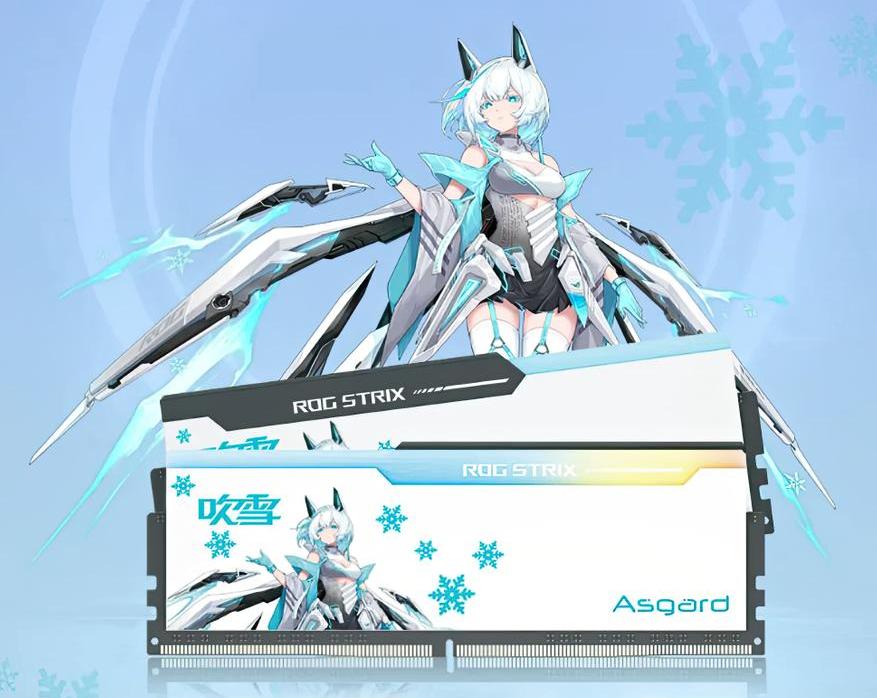 ASUS совместно с Asgard выпустят оперативную память с аниме девушкой
